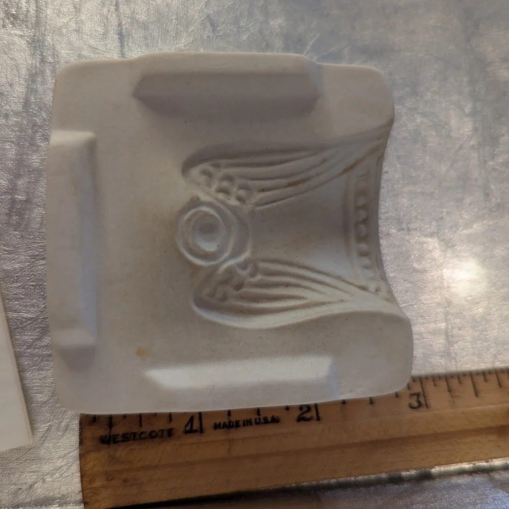 Jareen Porcelain Mold 1982 with Angel Design Chocolate, Butter, Candy